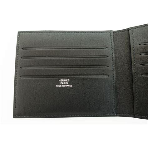 blue hermes wallet mens|Hermes card wallet men.